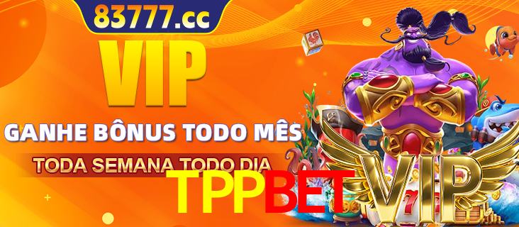 Banner promocional do TPPBET oferecendo 100% de recompensas adicionais contínuas para quem fizer o login diário (Daily sign-in), com um mascote de coelho.
